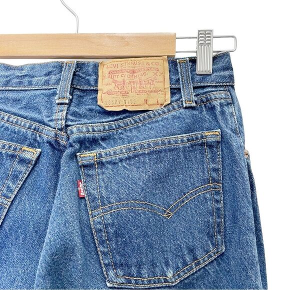 Levi’s 501 Women's Jeans Size 27 | 4 Vintage 80s 26501 Medium Wash Straight Leg - Picture 7 of 11